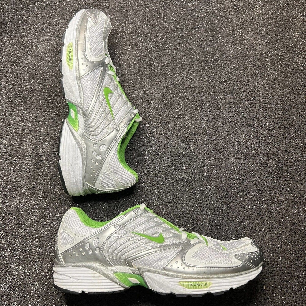 Nike Air Zoom Elite Women’s Size 8.5 Running Shoes 2006 Silver Green 311123-131
